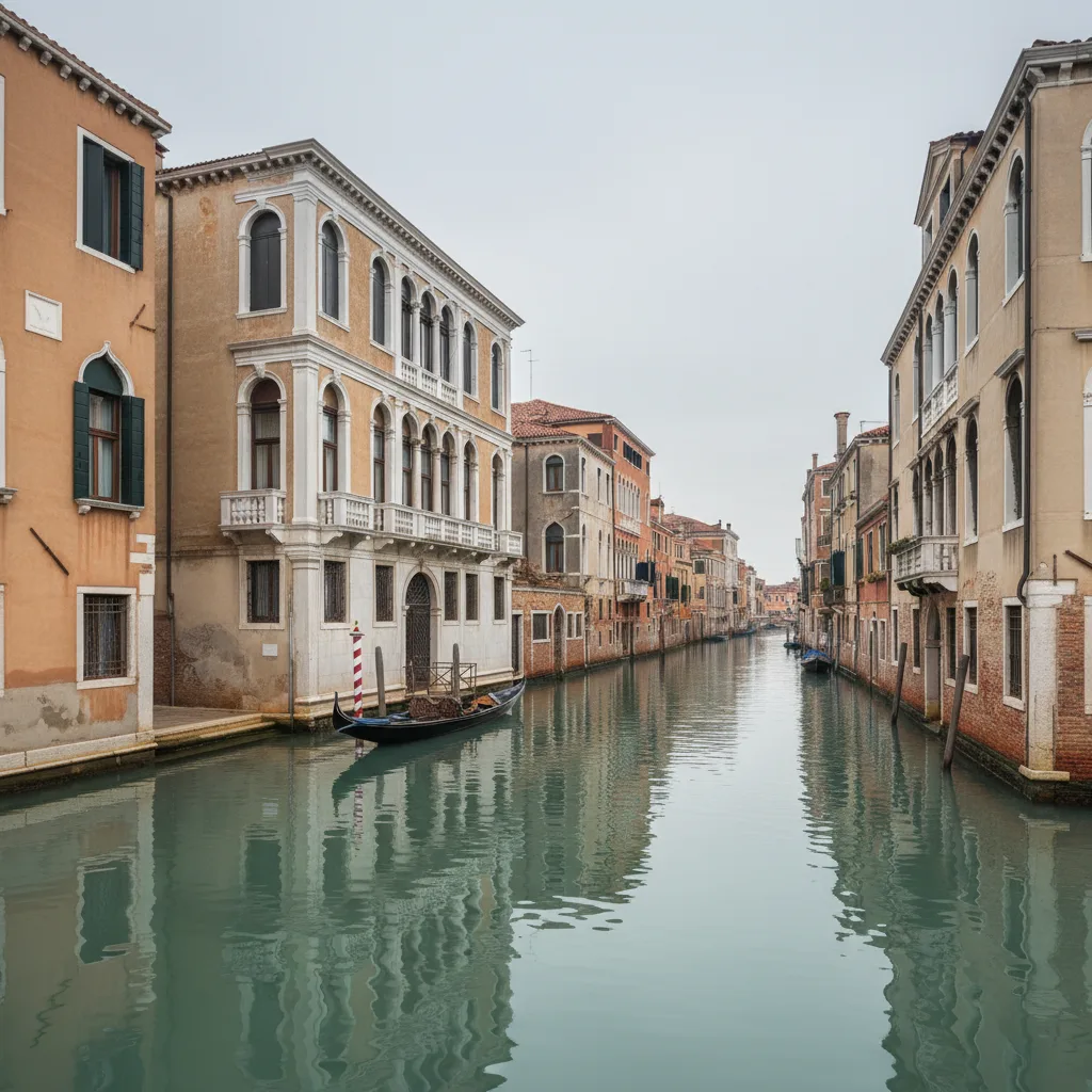 Hotel Aquarius Venice exterior and canal frontage in Santa Croce, Venice