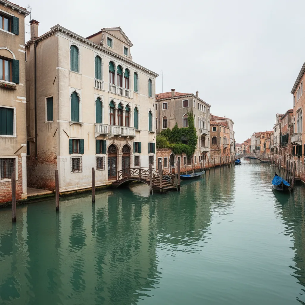 Hotel Cà Formenta exterior and canal frontage in Castello, Venice