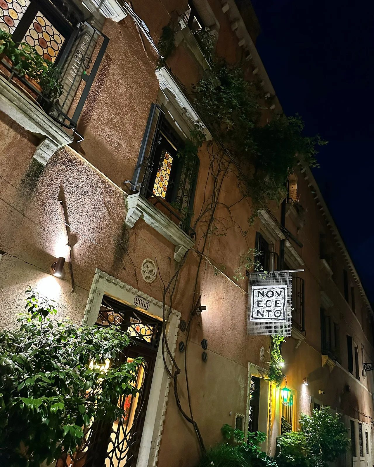 Novecento Boutique Hotel exterior and canal frontage in San Marco, Venice