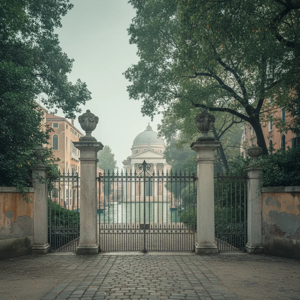 National pavilion entrance at the Giardini della Biennale